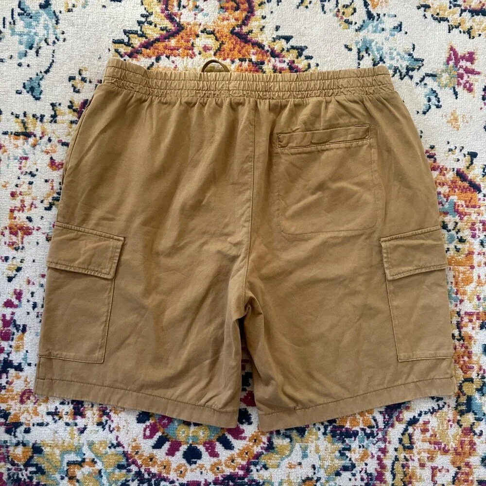 Banana Republic Supima Cotton Cargo Mens Size L Shorts Surf Shack Pull On Soft
